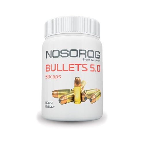 Комплекс до тренування Nosorog Nutrition Bullets 5.0 30 Caps