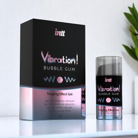 Intt Vibration Bubble Gum (15 мл) — густий смачний гель з ефектом вібрації до 30 хвилин для інтенсивного задоволення