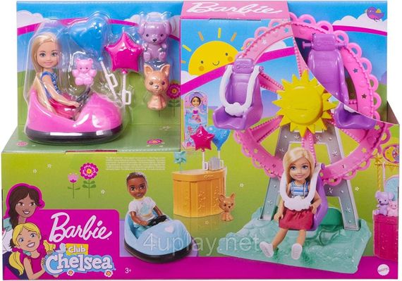 Клуб Барби Кукла Челси на аттракционах Игровой набор Карнавал Оригинал Barbie Club Chelsea Doll and Carnival