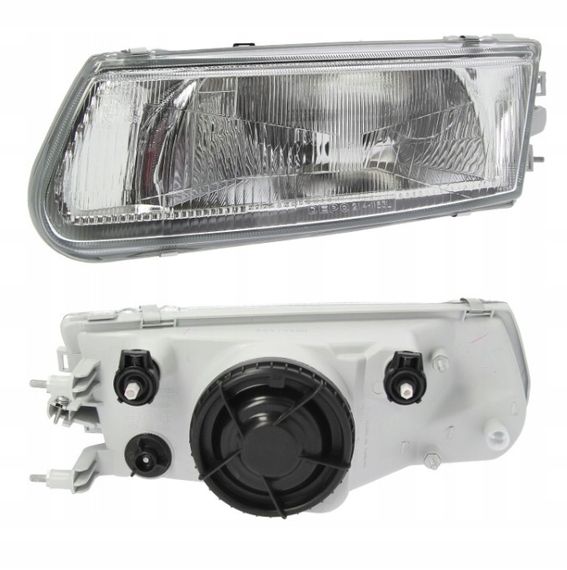 Фара передня Mitsubishi Carisma 1996-1999 Ліва H4, Автом. Регулювання. 214-1153L-Ld-Em