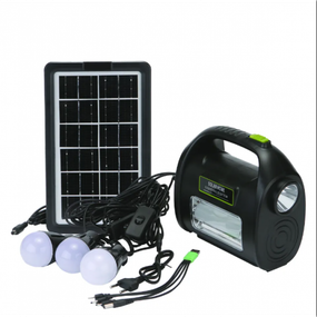 Портативная cолнечная автономная система Solar Light DT-9025С панель походны фонарь повербанк