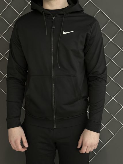 Демісезонний костюм на змійці чорний  + жилетка Nike | Зображення 4