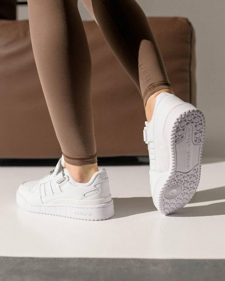 Жіночі кросівки A-didas Forum 84 Low New All White  , В'єтнам 41 26 см | Зображення 4