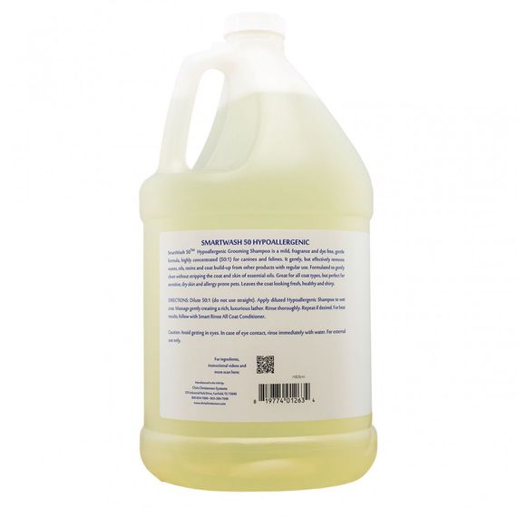 Шампунь Chris Christensen Smartwash50 для собак та котів  гіпоалергенний   3,8л | Зображення 1