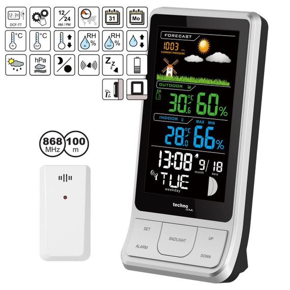 Метеостанція Technoline WS6441 Black/Silver (WS6441) | Зображення 7