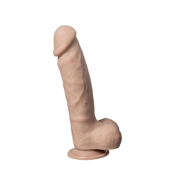 Фалоімітатор SilexD Tomas Real Skin Flesh (9in MODEL 1), суперсофт-силікон+Silexpan, діаметр 4,9 см Sex Aura | Зображення 1