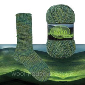 Шкарпеткова пряжа Nako Boho Concept, 87723