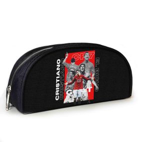 Пенал школьный с принтом Криштиану Роналду 23х10х8 см детский для девочки,мальчика (3908)