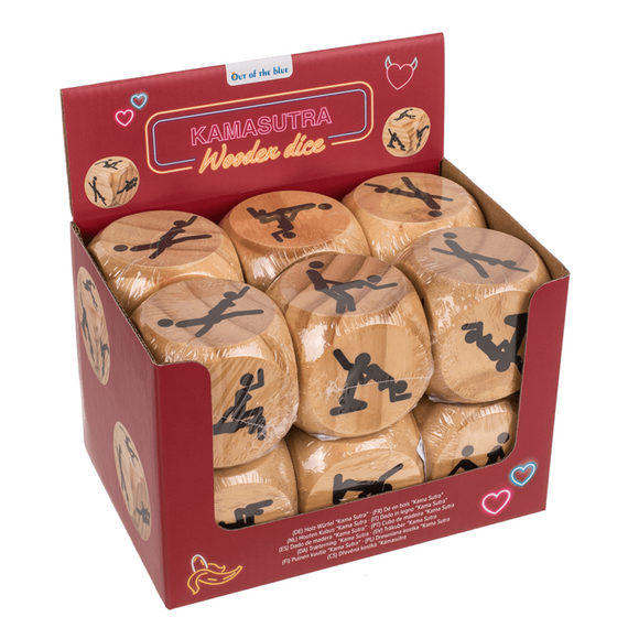 Деревянный кубик Kama Sutra Wooden Dice, 6x6 см sexstyle | Зображення 3