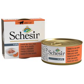 Корм Schesir Tuna Can влажный с тунцом и папайей 75 гр