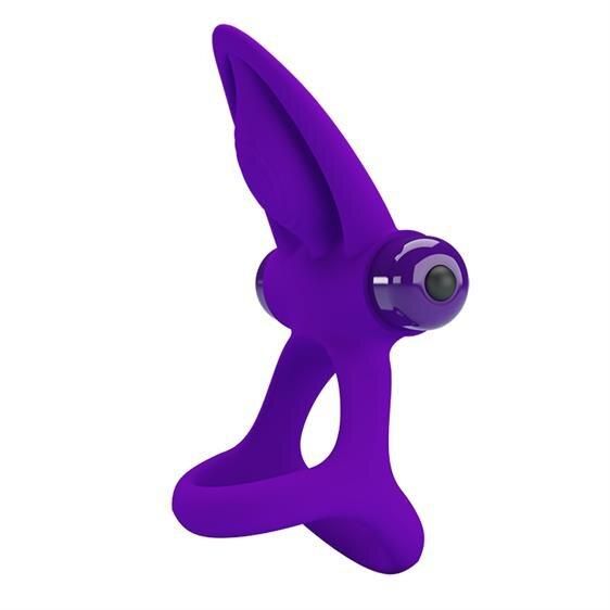 Эрекционное кольцо - Pretty Love Vibration Cock Ring Purple sexstyle | Зображення 3