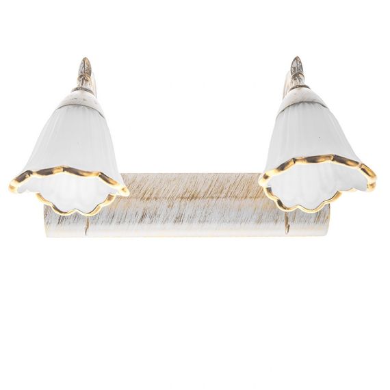 Светильник настенный накладной для картин винтаж SW-325/2 E14 WH/G | Зображення 3