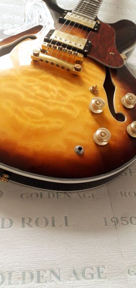 Электрогитара Gibson ES 335 Custom Shop Brown China | Зображення 6