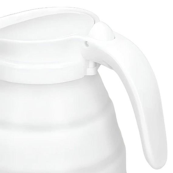 Складной силиконовый электрочайник 600 мл, YS-2008, Белый / Портативный дорожный мини-чайник | Зображення 4