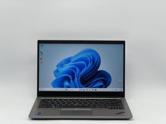 Ультрабук Lenovo ThinkPad E14 Gen 4 / 14" (1920x1080) IPS / Intel Core i3-1215U (6 (8) ядер по 1.2 - 4.4 GHz) / 16 GB DDR4 / 240 GB SSD / Intel UHD Graphics / WebCam б/у + Подарок Беспроводная мышь HOCO GM28 | Зображення 1