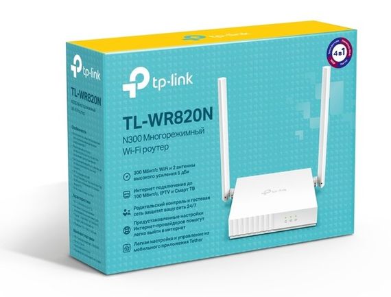 Бездротовий маршрутизатор TP-Link TL-WR820N Router (v2) 300M Wireless (2-Antenna) | Зображення 6