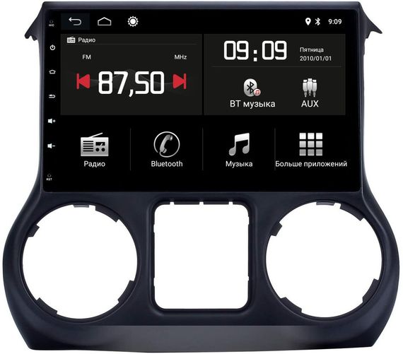Штатная магнитола Torssen Jeep Wrangler 15-17 F10464 4G Carplay DSP
