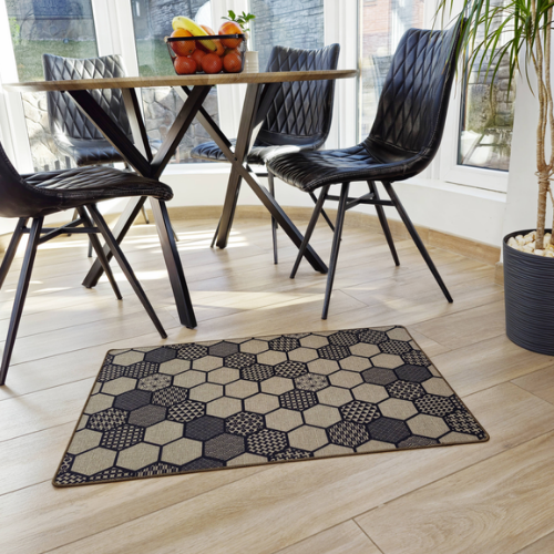 Килимок універсальний для підлоги льон Мозаїка 60*90см Дариана | Зображення 5