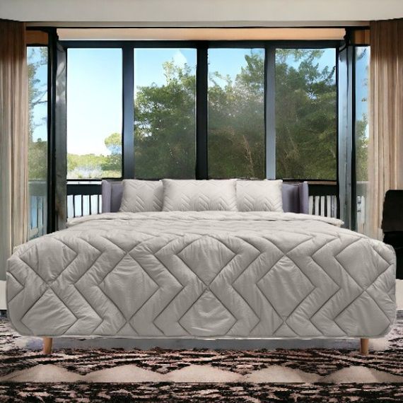 Подушка NORDIC COMFORT+ IDEIA 50х70 см с молнией серая (8-34694*002) | Зображення 1