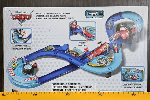 Трек Тачки Траса для стрибків Блискавка МакКвін Оригінал Disney Cars GRC Jumping Raceway Lightning McQueen Mattel | Зображення 7