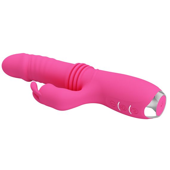 Вібратор-кролик із фрикціями Pretty Love Dorothy, рожевий, 19.7 х 3.3 см sexstyle | Зображення 2