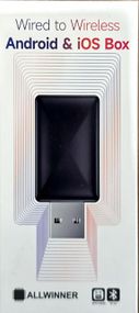 Бездротовий USB-адаптер AllWinner для Apple CarPlay та Android Auto