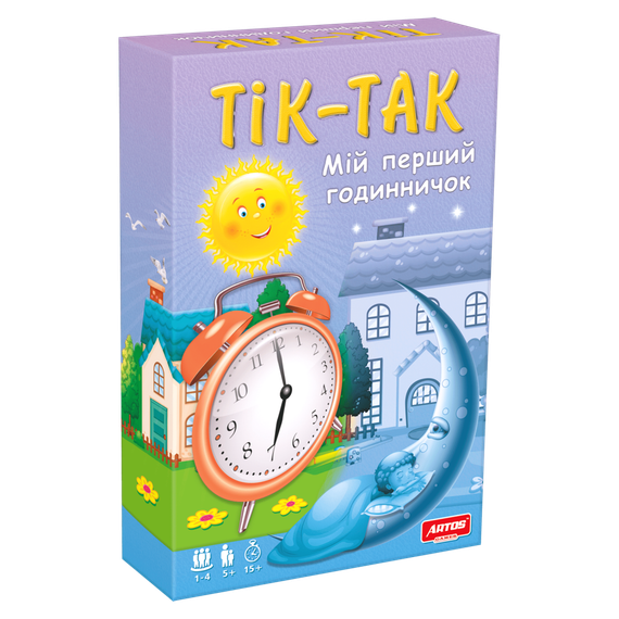 Дитяча розвиваюча гра "Тік-Так" 0819 перший годинник