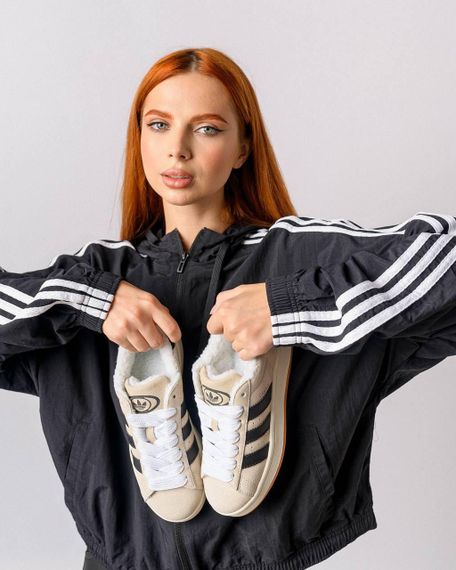 Жіночі кросівки Campus Beige Black Fur 41 26 | Зображення 3