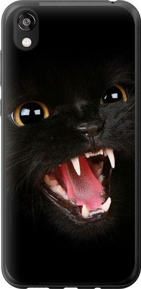 Чехол на Huawei Honor 8S Чёрная кошка "932u-1679-17620"