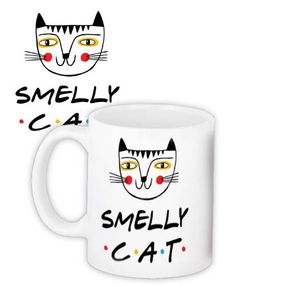 Чашка з принтом Smelly cat 330 мл (KR_DR010)