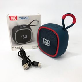 Портативная Bluetooth-колонка TG659 с ремешком. IW-765 Цвет: синий