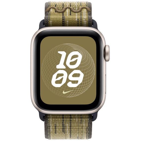 Ремінець Nike Sport Loop для Apple Watch 42(ser.1-3)/44/45/46/49mm Green / Grey | Зображення 2