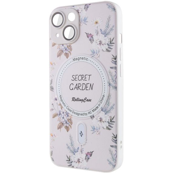 TPU+PC чохол Secret Garden with MagSafe для Apple iPhone 15 (6.1") | Зображення 2