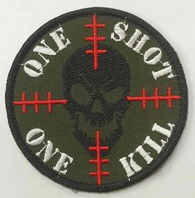 Шеврон ONE SHOT ONE KILL