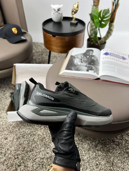 Чоловічі кросівки Salomon Odyssey ELMT Advanced Khaki Grey весна / осінь A3137 | Зображення 7