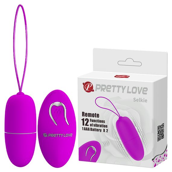 Віброяйце - Pretty Love Selkie Vibrating Egg Purple
