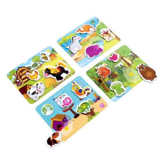 Гра з липучками Vladi Toys Хто де живе VT1302-26 | Зображення 1