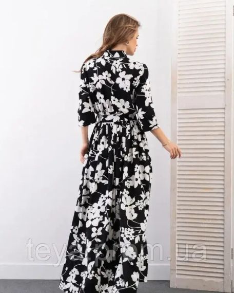 Плаття для жінок колір чорний розміри S, M, L, XL FI_009040 | Зображення 2