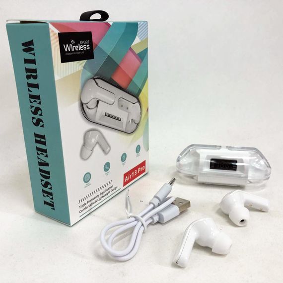 Блютуз гарнітури Air13, Bluetooth гарнітура, Бездротові bluetooth навушники, Бездротові блюз навушники KD-77 | Зображення 6