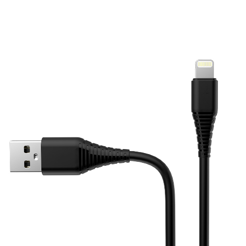 Зарядний пристрій мережевий USB + кабель Lightning 2,0A 10W чорний ColorWay CW-CHS012CL-BK | Зображення 1