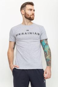 Футболка мужская Ukrainian  цвет светло-серый 226R020