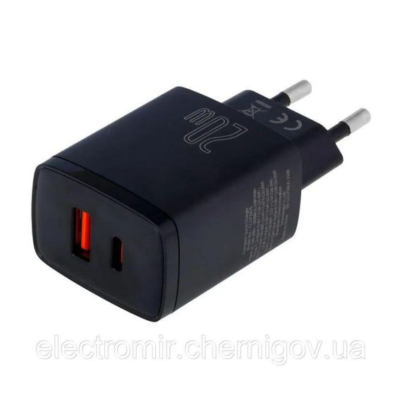 Мережевий Зарядний Пристрій XPRO Baseus PD+QC3.0 3A CCXJ- чорний (33064-01_367) | Зображення 5