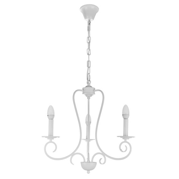 Люстра подвесная свеча E14 40W WH (BKL-589S/3) | Зображення 3