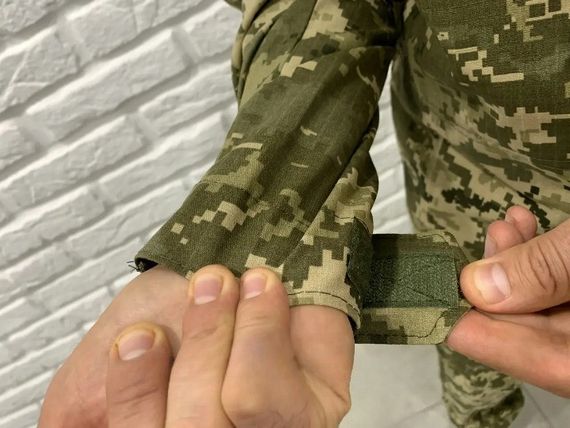 Армійський костюм для ЗСУ, тактична військова форма ріп-стоп Україна Піксель,Військові костюми 52 розмір | Зображення 3