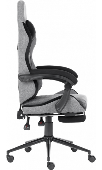 Кресло геймерское GT Racer X-2324 Fabric GrayBlack Suede | Зображення 3