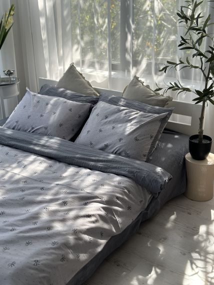 Постельное белье семейное Dushka Home Муслин 41044 160х215х2 см | Зображення 5