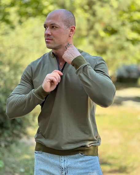 Джемпер чоловічий Носи своє 46 Зелений (p-11546-125461) | Зображення 6