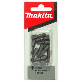 Бита PH1 25 мм Makita P-06030 (10 шт)