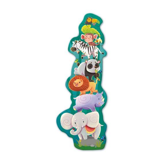 Дитяча магнітна гра "Друзі з джунглів" 200256, 8 елементів | Зображення 2