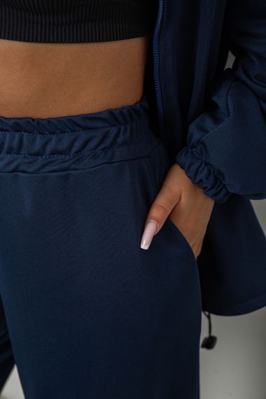 Спортивный костюм женский, цвет темно-синий, 238R114-3 | Зображення 5